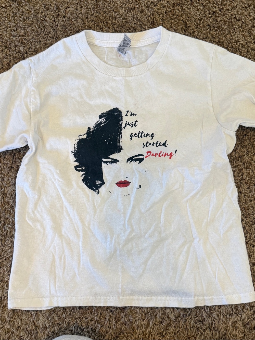 White Kids Short-Sleeve Graphic Tee with cruella de vil